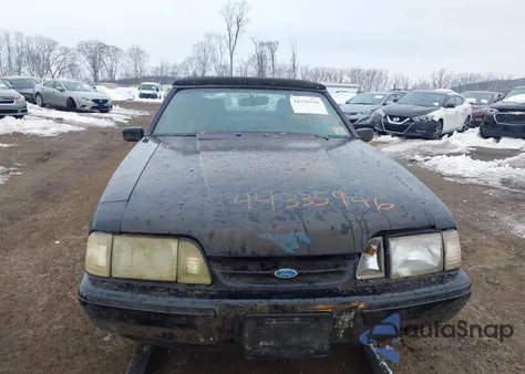1988 Ford Mustang Lx из США, поврежденный, VIN 1FABP44E8JF303629